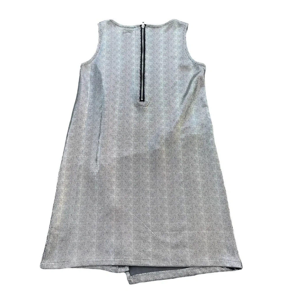 Mia New York Girl’s Size Large‎ Silver Metallic Zip Detail Snakeskin Print Dress